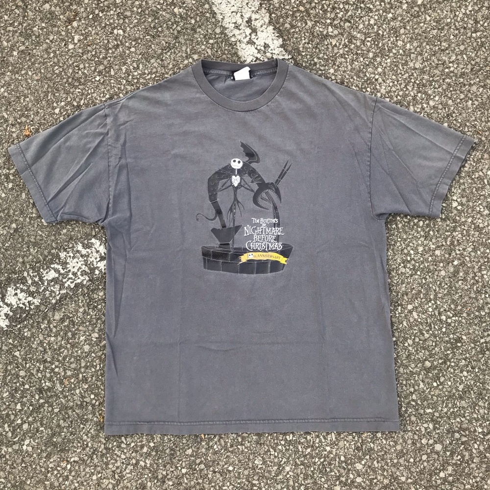 Vintage the nightmare before Christmas t shirt Sz XL